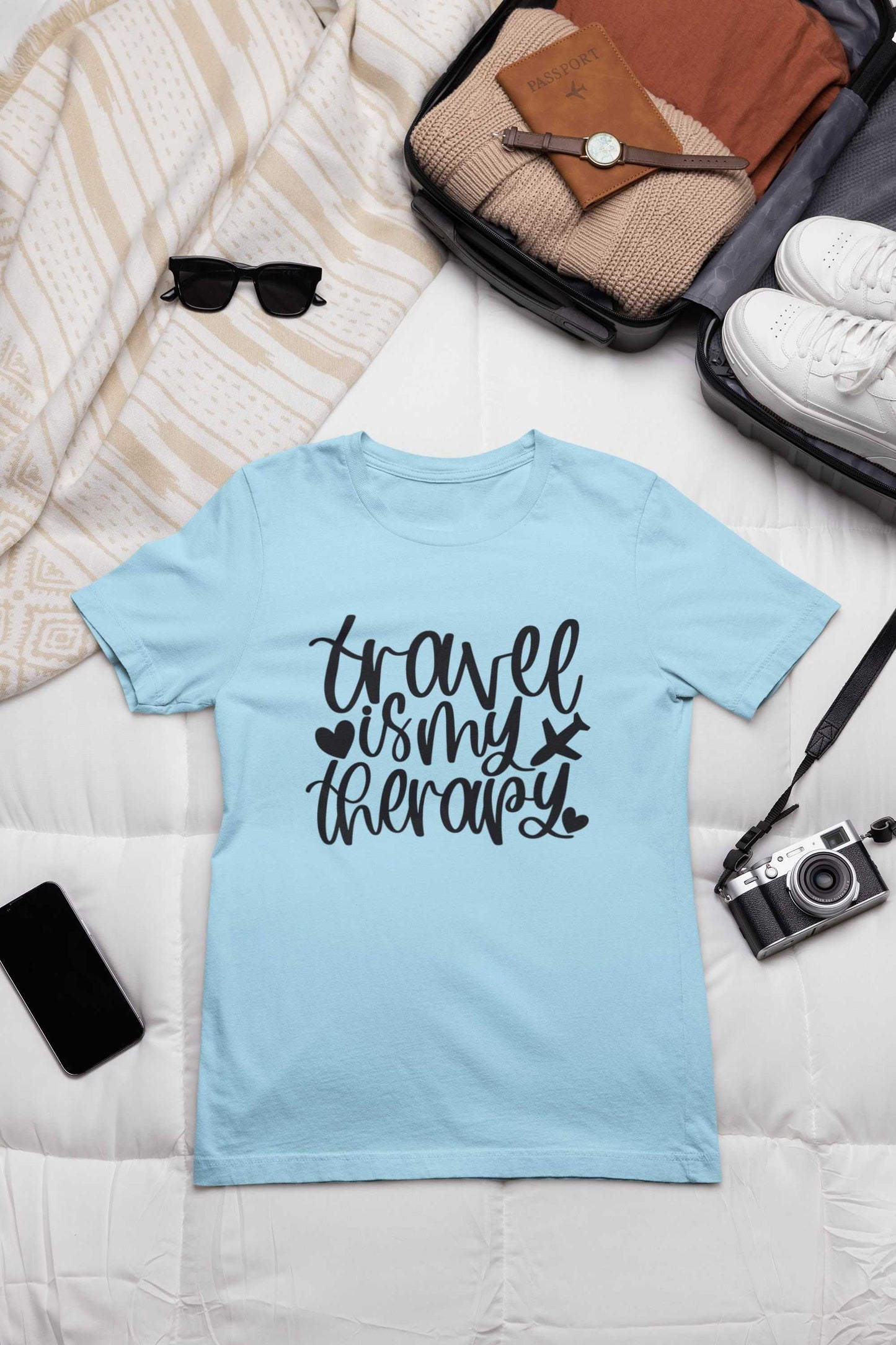 Travel is my Therapy Classic Fit T-Shirt