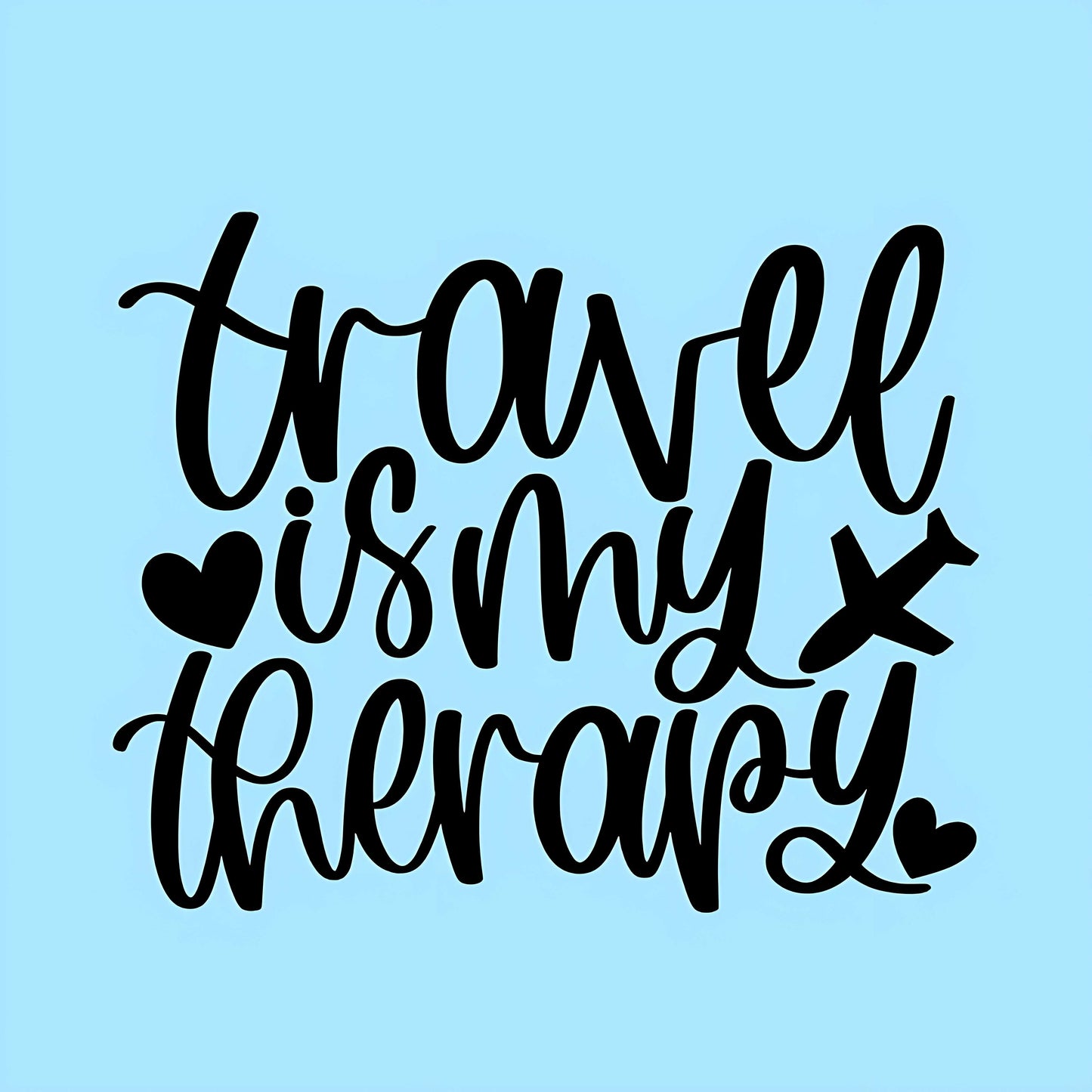 Travel is my Therapy Classic Fit T-Shirt