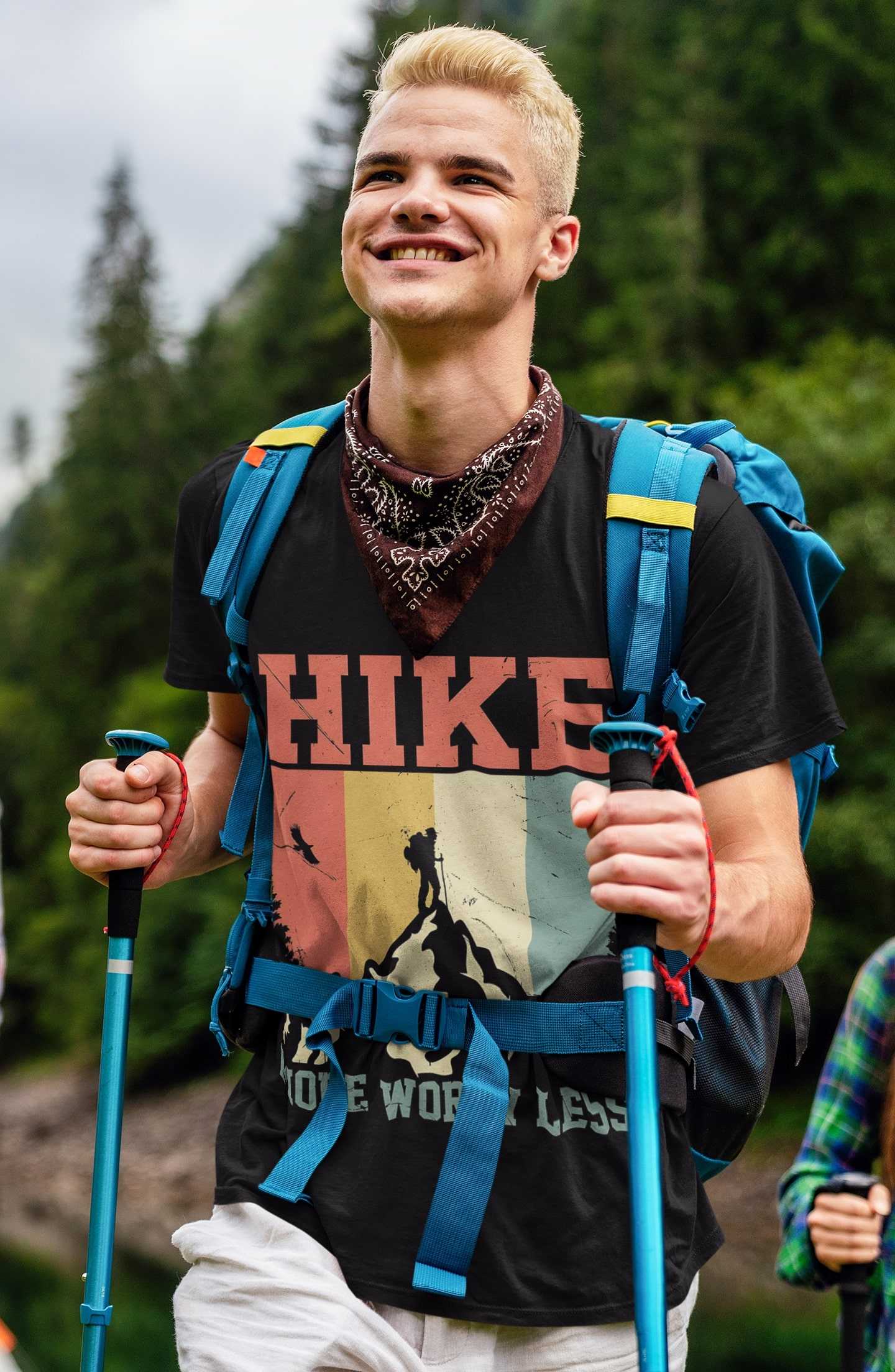 Hike More, Worry Less Classic Fit T-Shirt