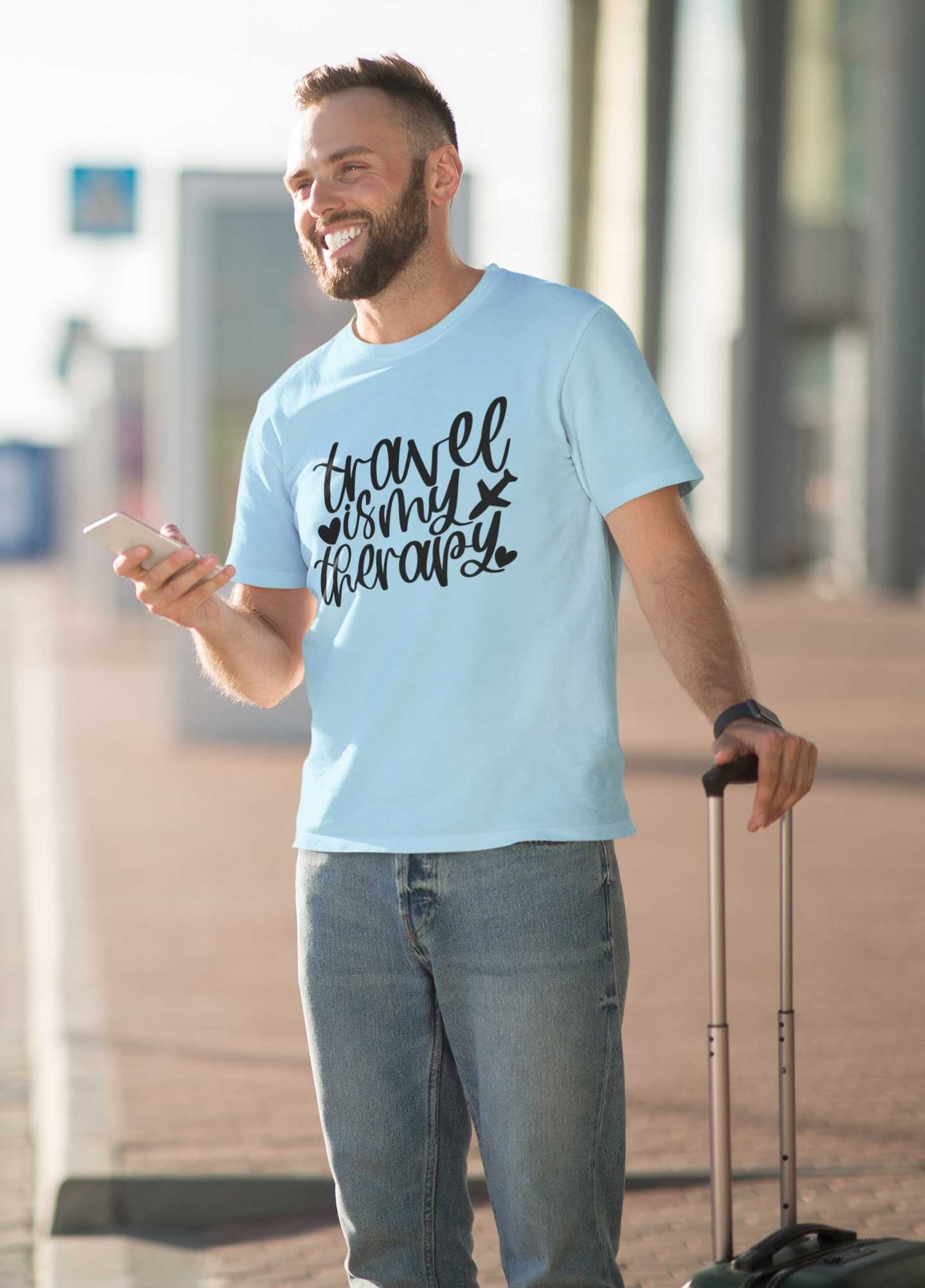 Travel is my Therapy Classic Fit T-Shirt