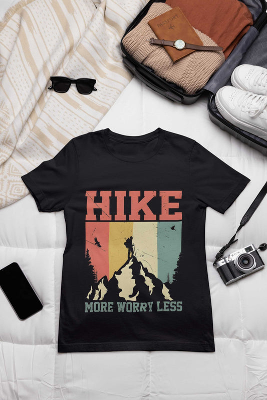 Hike More, Worry Less Classic Fit T-Shirt